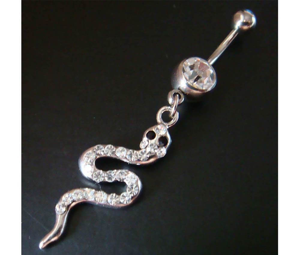 Snake Belly Button Navel Rings Ring Bar Body Piercing Jewelry GIFT on
