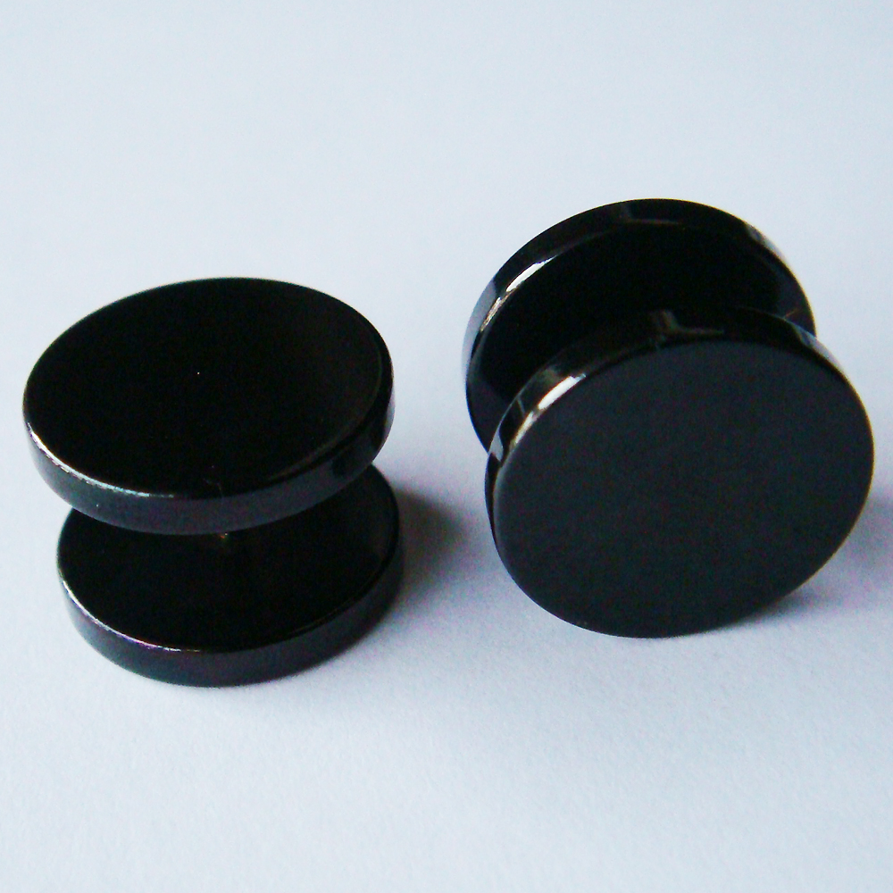 9/16" Pair Fake Plugs Ear Plug Rings Earrings Body Piercing Jewelry on