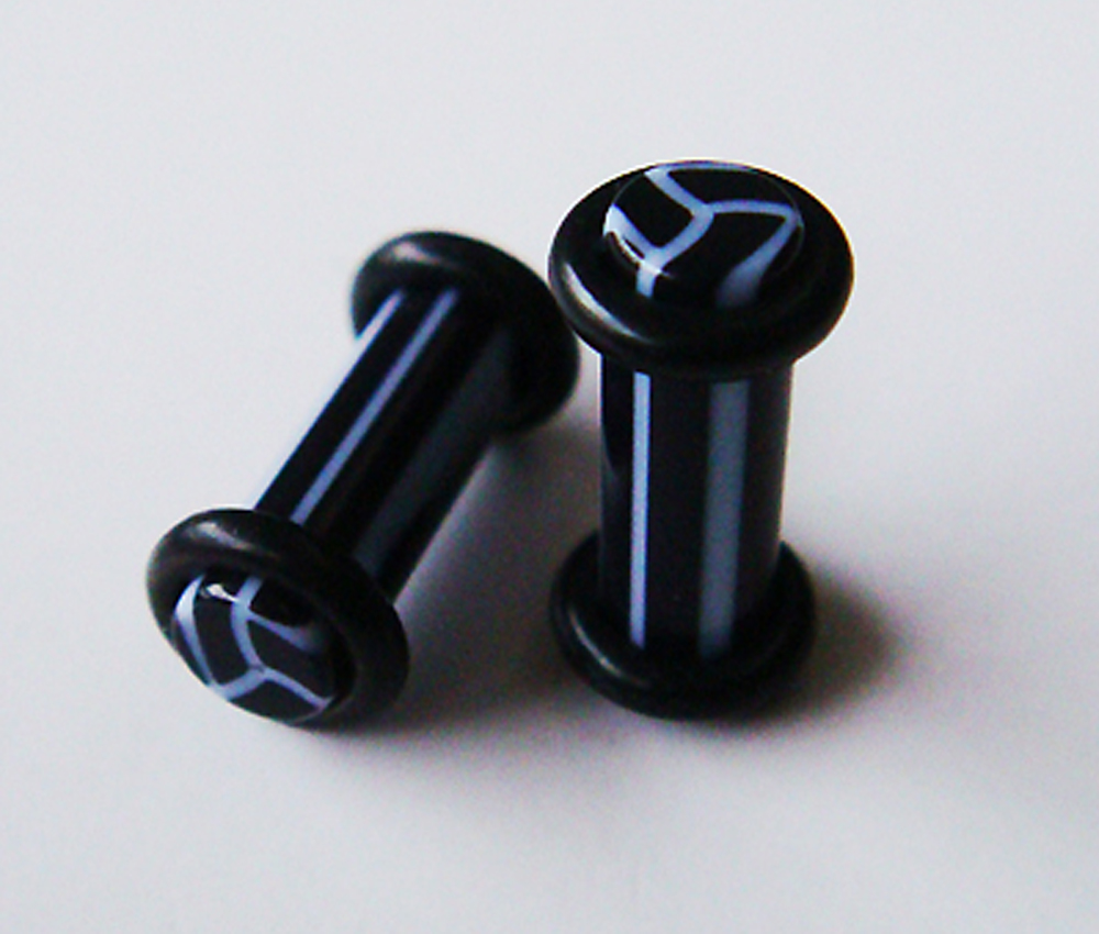 PAIR 6g 4mm Weave Ear Plug Rings Earrings Earlet 6 Gauge Gift Body